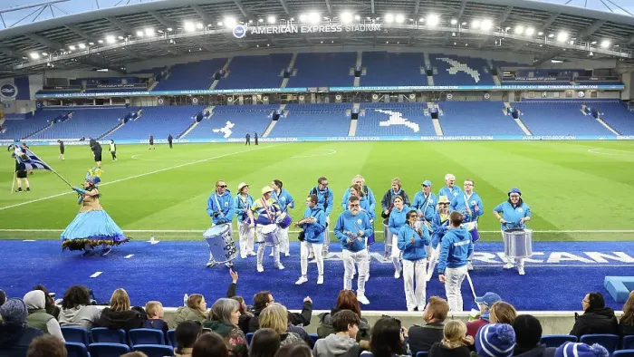 Framed Print : Brighton and Hove Albion Women v Everton Women Women's Super League 19APR24