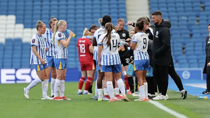 Framed Print : Brighton and Hove Albion Women v Liverpool Women Women's Super League 19APR25 Framed Print : Brighton and Hove Albion Women v Liverpool Women Women's Super League 19APR25