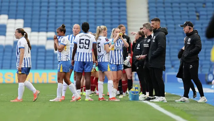 Framed Print : Brighton and Hove Albion Women v Liverpool Women Women's Super League 19APR25 Framed Print : Brighton and Hove Albion Women v Liverpool Women Women's Super League 19APR25
