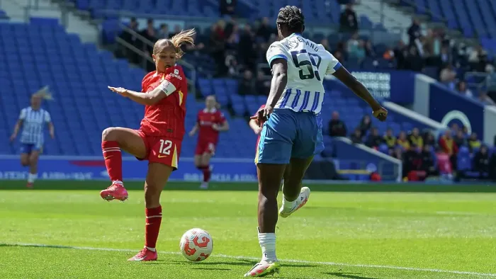 Framed Print : Brighton and Hove Albion Women v Liverpool Women Women's Super League 19APR25 Framed Print : Brighton and Hove Albion Women v Liverpool Women Women's Super League 19APR25