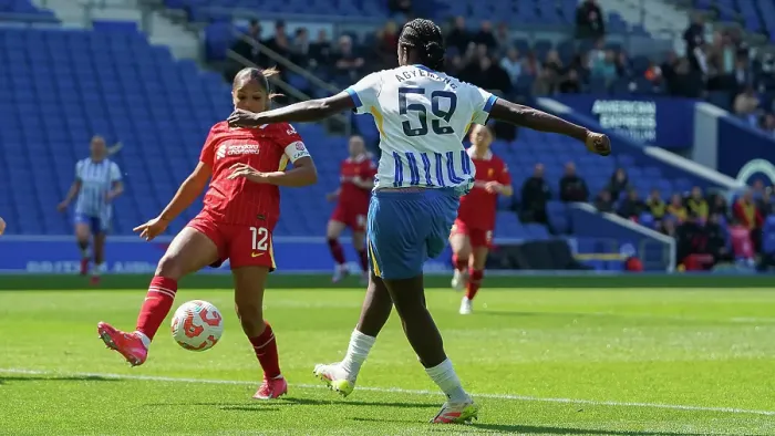 Framed Print : Brighton and Hove Albion Women v Liverpool Women Women's Super League 19APR25 Framed Print : Brighton and Hove Albion Women v Liverpool Women Women's Super League 19APR25