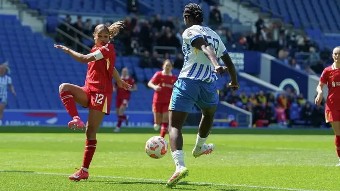 Framed Print : Brighton and Hove Albion Women v Liverpool Women Women's Super League 19APR25 Framed Print : Brighton and Hove Albion Women v Liverpool Women Women's Super League 19APR25