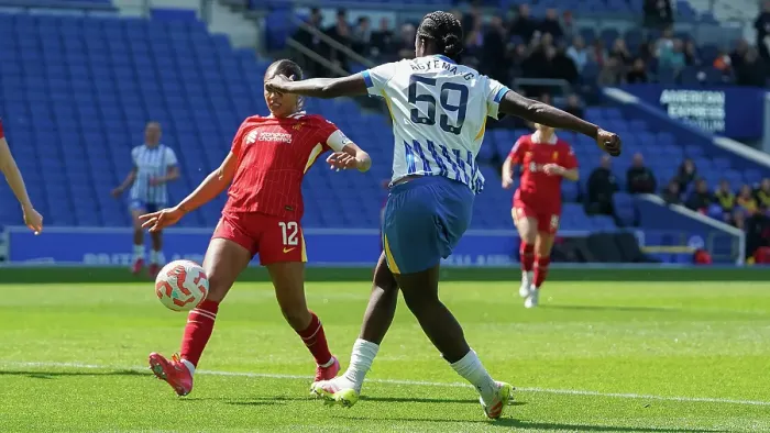 Framed Print : Brighton and Hove Albion Women v Liverpool Women Women's Super League 19APR25 Framed Print : Brighton and Hove Albion Women v Liverpool Women Women's Super League 19APR25