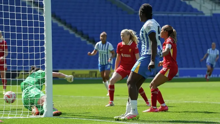Framed Print : Brighton and Hove Albion Women v Liverpool Women Women's Super League 19APR25 Framed Print : Brighton and Hove Albion Women v Liverpool Women Women's Super League 19APR25