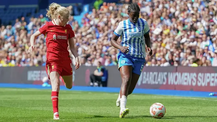 Framed Print : Brighton and Hove Albion Women v Liverpool Women Women's Super League 19APR25 Framed Print : Brighton and Hove Albion Women v Liverpool Women Women's Super League 19APR25