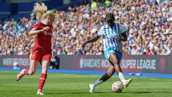 Framed Print : Brighton and Hove Albion Women v Liverpool Women Women's Super League 19APR25 Framed Print : Brighton and Hove Albion Women v Liverpool Women Women's Super League 19APR25