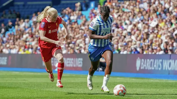 Framed Print : Brighton and Hove Albion Women v Liverpool Women Women's Super League 19APR25 Framed Print : Brighton and Hove Albion Women v Liverpool Women Women's Super League 19APR25