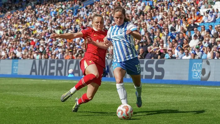 Framed Print : Brighton and Hove Albion Women v Liverpool Women Women's Super League 19APR25 Framed Print : Brighton and Hove Albion Women v Liverpool Women Women's Super League 19APR25