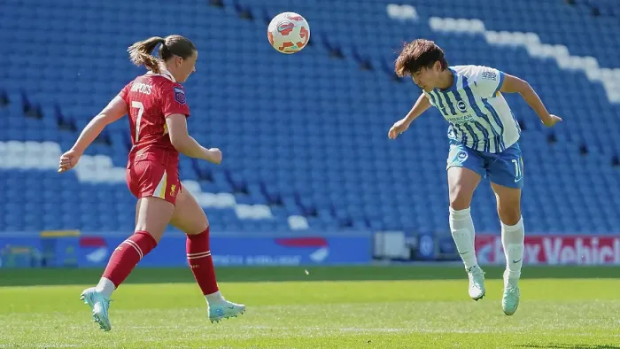 Framed Print : Brighton and Hove Albion Women v Liverpool Women Women's Super League 19APR25 Framed Print : Brighton and Hove Albion Women v Liverpool Women Women's Super League 19APR25