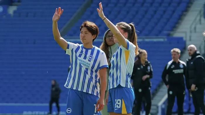 Framed Print : Brighton and Hove Albion Women v Liverpool Women Women's Super League 19APR25 Framed Print : Brighton and Hove Albion Women v Liverpool Women Women's Super League 19APR25
