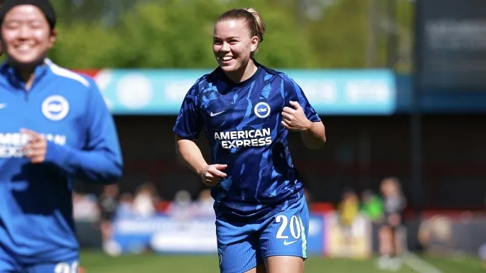 Framed Print : Brighton and Hove Albion Women v Manchester City Women Premier League 25APR26 Framed Print : Brighton and Hove Albion Women v Manchester City Women Premier League 25APR26