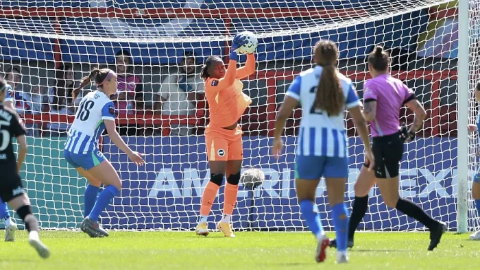 Framed Print : Brighton and Hove Albion Women v Manchester City Women Premier League 25APR26 Framed Print : Brighton and Hove Albion Women v Manchester City Women Premier League 25APR26