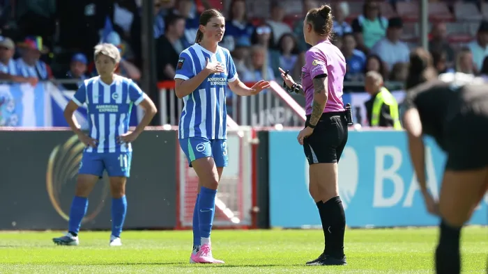 Framed Print : Brighton and Hove Albion Women v Manchester City Women Premier League 25APR26 Framed Print : Brighton and Hove Albion Women v Manchester City Women Premier League 25APR26