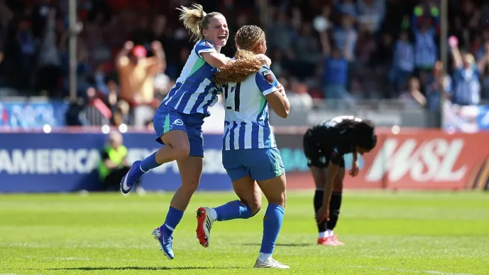 Framed Print : Brighton and Hove Albion Women v Manchester City Women Premier League 25APR26 Framed Print : Brighton and Hove Albion Women v Manchester City Women Premier League 25APR26