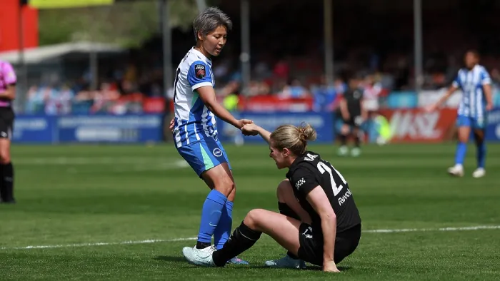 Framed Print : Brighton and Hove Albion Women v Manchester City Women Premier League 25APR26 Framed Print : Brighton and Hove Albion Women v Manchester City Women Premier League 25APR26