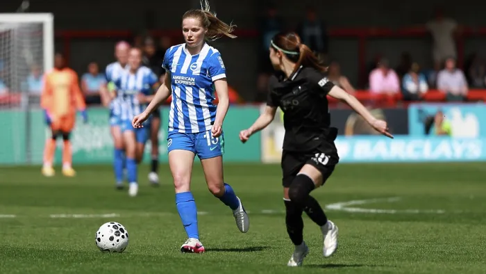 Framed Print : Brighton and Hove Albion Women v Manchester City Women Premier League 25APR26 Framed Print : Brighton and Hove Albion Women v Manchester City Women Premier League 25APR26