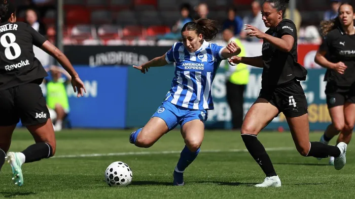 Framed Print : Brighton and Hove Albion Women v Manchester City Women Premier League 25APR26 Framed Print : Brighton and Hove Albion Women v Manchester City Women Premier League 25APR26