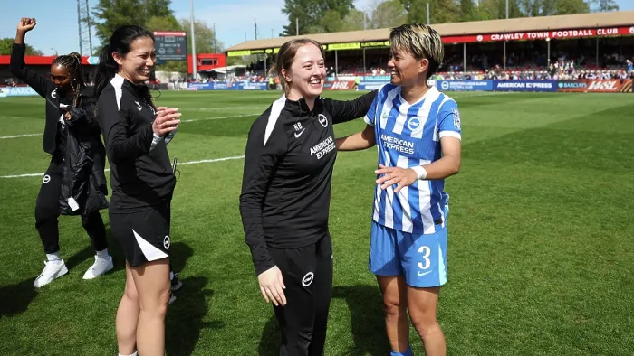 Framed Print : Brighton and Hove Albion Women v Manchester City Women Premier League 25APR26 Framed Print : Brighton and Hove Albion Women v Manchester City Women Premier League 25APR26