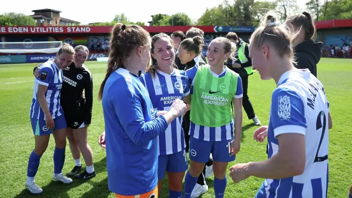 Framed Print : Brighton and Hove Albion Women v Manchester City Women Premier League 25APR26 Framed Print : Brighton and Hove Albion Women v Manchester City Women Premier League 25APR26