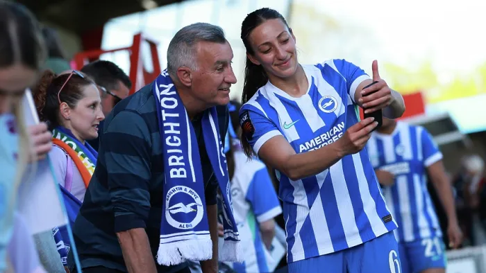 Framed Print : Brighton and Hove Albion Women v Manchester City Women Premier League 25APR26 Framed Print : Brighton and Hove Albion Women v Manchester City Women Premier League 25APR26