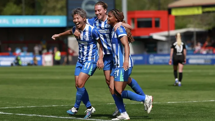 Framed Print : Brighton and Hove Albion Women v Manchester City WomenPremier League25APR26 Framed Print : Brighton and Hove Albion Women v Manchester City WomenPremier League25APR26