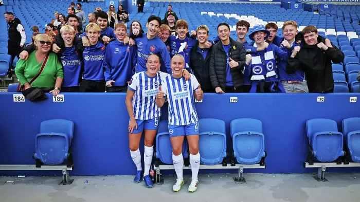 Framed Print : Brighton and Hove Albion Women v Manchester United Women Women's Super League 19OCT24 Framed Print : Brighton and Hove Albion Women v Manchester United Women Women's Super League 19OCT24