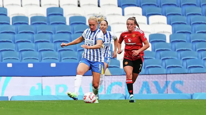 Framed Print : Brighton and Hove Albion Women v Manchester United Women Women's Super League 19OCT24 Framed Print : Brighton and Hove Albion Women v Manchester United Women Women's Super League 19OCT24