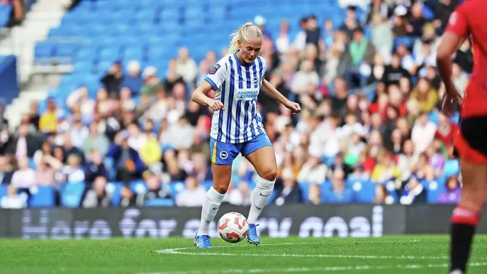 Framed Print : Brighton and Hove Albion Women v Manchester United Women Women's Super League 19OCT24 Framed Print : Brighton and Hove Albion Women v Manchester United Women Women's Super League 19OCT24