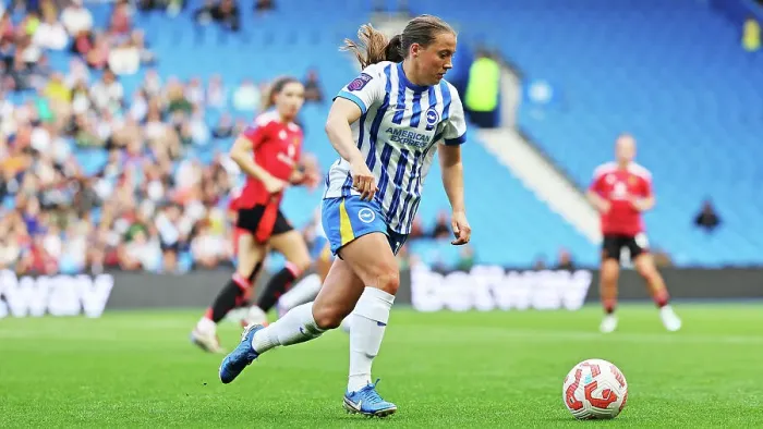 Framed Print : Brighton and Hove Albion Women v Manchester United Women Women's Super League 19OCT24 Framed Print : Brighton and Hove Albion Women v Manchester United Women Women's Super League 19OCT24