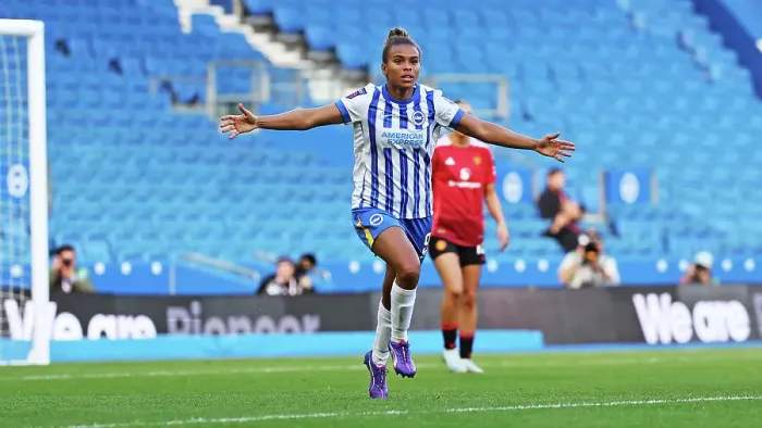 Framed Print : Brighton and Hove Albion Women v Manchester United Women Women's Super League 19OCT24 Framed Print : Brighton and Hove Albion Women v Manchester United Women Women's Super League 19OCT24