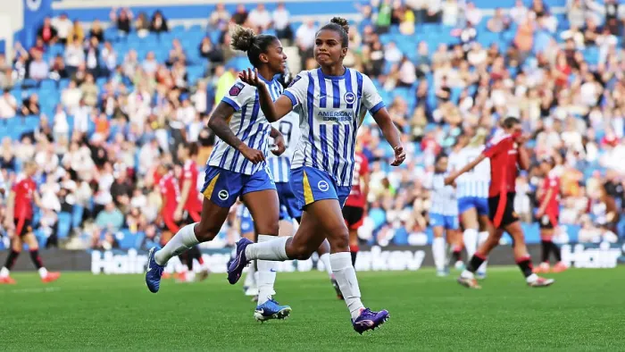 Framed Print : Brighton and Hove Albion Women v Manchester United Women Women's Super League 19OCT24 Framed Print : Brighton and Hove Albion Women v Manchester United Women Women's Super League 19OCT24