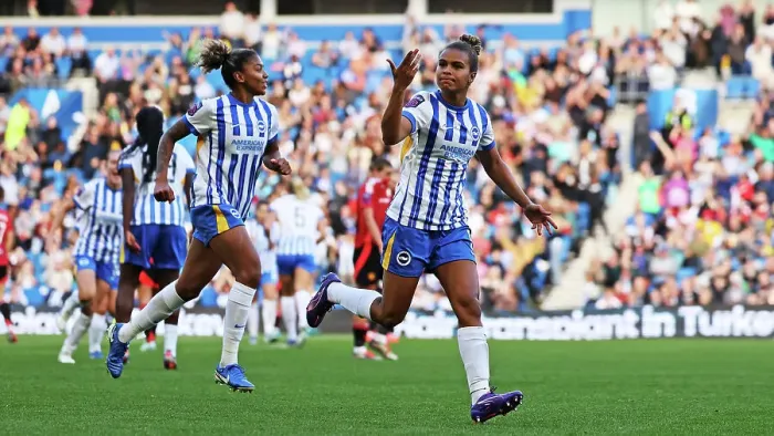 Framed Print : Brighton and Hove Albion Women v Manchester United Women Women's Super League 19OCT24 Framed Print : Brighton and Hove Albion Women v Manchester United Women Women's Super League 19OCT24