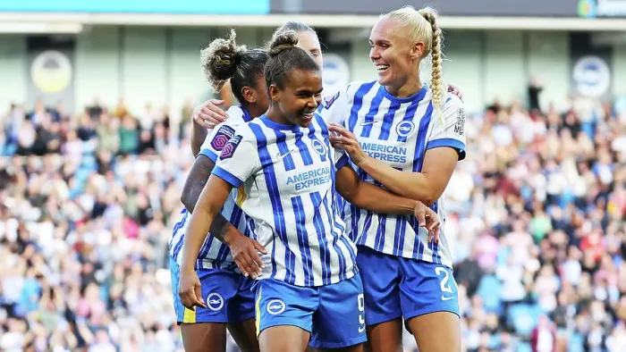 Framed Print : Brighton and Hove Albion Women v Manchester United Women Women's Super League 19OCT24 Framed Print : Brighton and Hove Albion Women v Manchester United Women Women's Super League 19OCT24