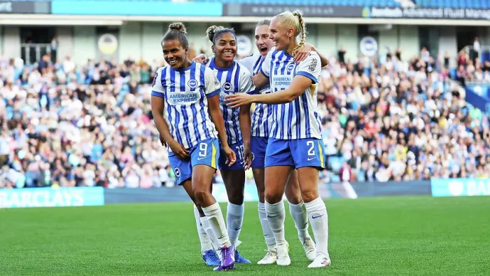 Framed Print : Brighton and Hove Albion Women v Manchester United Women Women's Super League 19OCT24 Framed Print : Brighton and Hove Albion Women v Manchester United Women Women's Super League 19OCT24