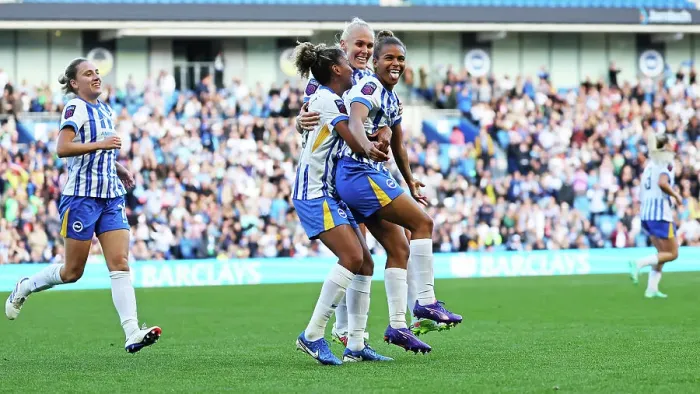 Framed Print : Brighton and Hove Albion Women v Manchester United Women Women's Super League 19OCT24 Framed Print : Brighton and Hove Albion Women v Manchester United Women Women's Super League 19OCT24