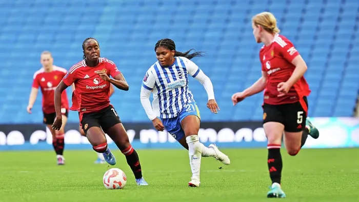 Framed Print : Brighton and Hove Albion Women v Manchester United Women Women's Super League 19OCT24 Framed Print : Brighton and Hove Albion Women v Manchester United Women Women's Super League 19OCT24