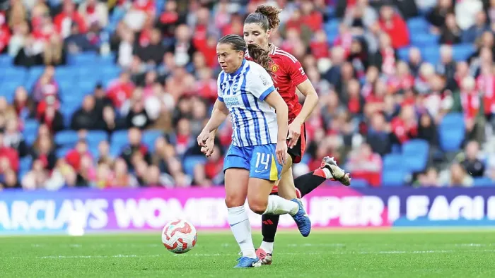 Framed Print : Brighton and Hove Albion Women v Manchester United Women Women's Super League 19OCT24 Framed Print : Brighton and Hove Albion Women v Manchester United Women Women's Super League 19OCT24