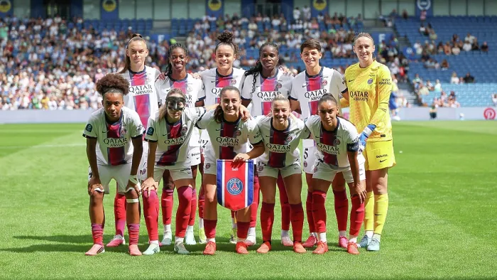 Framed Print : Brighton and Hove Albion Women v PSG Women Pre Season friendly 09AUG26 Framed Print : Brighton and Hove Albion Women v PSG Women Pre Season friendly 09AUG26