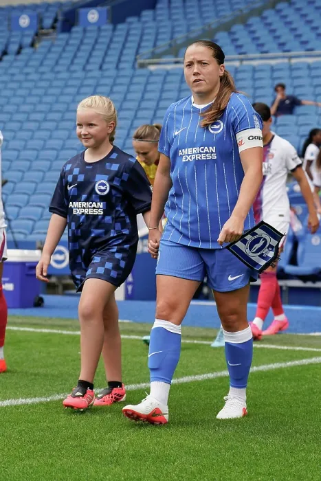 Framed Print : Brighton and Hove Albion Women v PSG Women Pre Season friendly 09AUG26