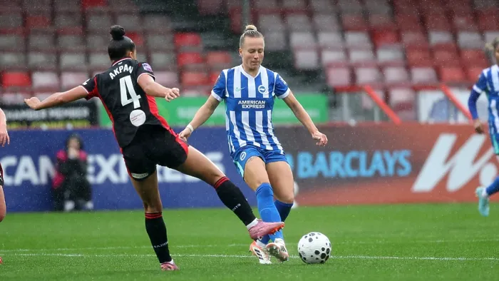 Framed Print : Brighton and Hove Albion Women v Southampton Women Subway League Cup 19OCT25 Framed Print : Brighton and Hove Albion Women v Southampton Women Subway League Cup 19OCT25