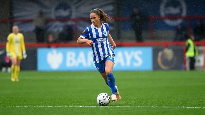 Framed Print : Brighton and Hove Albion Women v Southampton Women Subway League Cup 19OCT25 Framed Print : Brighton and Hove Albion Women v Southampton Women Subway League Cup 19OCT25