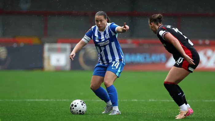 Framed Print : Brighton and Hove Albion Women v Southampton Women Subway League Cup 19OCT25 Framed Print : Brighton and Hove Albion Women v Southampton Women Subway League Cup 19OCT25