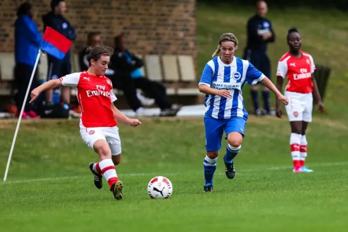 Framed Print : Brighton & Hove Albion Women vs. Arsenal DS (10Aug14) Framed Print : Brighton & Hove Albion Women vs. Arsenal DS (10Aug14)
