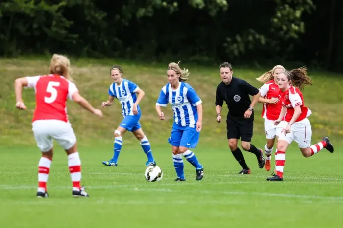 Framed Print : Brighton & Hove Albion Women vs. Arsenal DS (10Aug14) Framed Print : Brighton & Hove Albion Women vs. Arsenal DS (10Aug14)