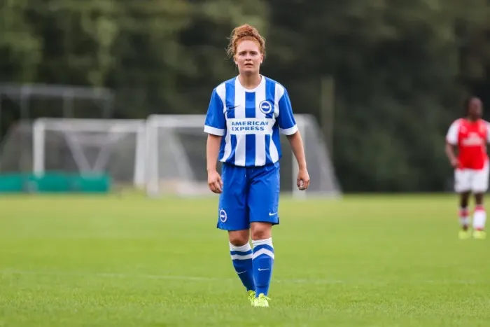 Framed Print : Brighton & Hove Albion Women vs. Arsenal DS (10Aug14)