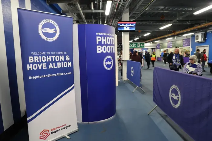 Framed Print : Brighton and Hove Albion Women vs. Arsenal Women: WSL Clash at American Express Community Stadium (29APR19) - Intense Match Action Framed Print : Brighton and Hove Albion Women vs. Arsenal Women: WSL Clash at American Express Community Stadium (29APR19) - Intense Match Action