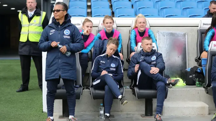 Framed Print : Brighton & Hove Albion Women vs. Arsenal Women: A Battle in the WSL at American Express Community Stadium (29APR19) Framed Print : Brighton & Hove Albion Women vs. Arsenal Women: A Battle in the WSL at American Express Community Stadium (29APR19)