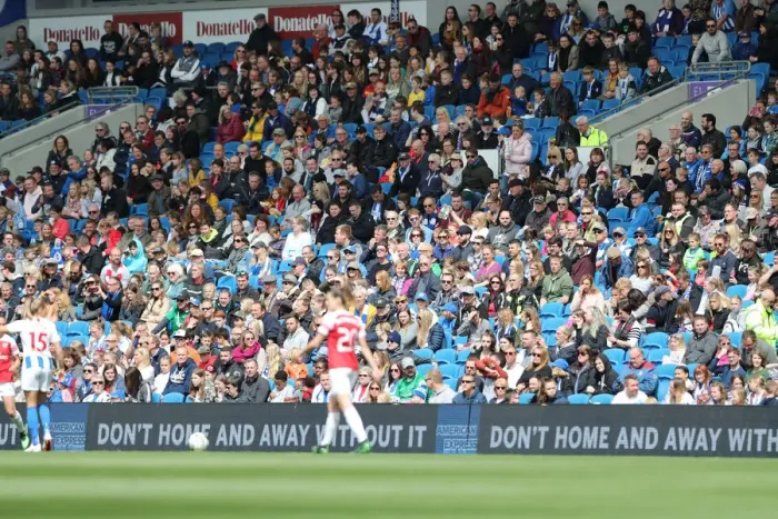 Framed Print : Brighton and Hove Albion Women vs. Arsenal Women: WSL Clash at American Express Community Stadium (29APR19) - Intense Match Action Framed Print : Brighton and Hove Albion Women vs. Arsenal Women: WSL Clash at American Express Community Stadium (29APR19) - Intense Match Action