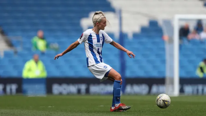 Framed Print : Brighton and Hove Albion Women vs. Arsenal Women: WSL Clash at American Express Community Stadium (29APR19) - Intense Match Action Framed Print : Brighton and Hove Albion Women vs. Arsenal Women: WSL Clash at American Express Community Stadium (29APR19) - Intense Match Action