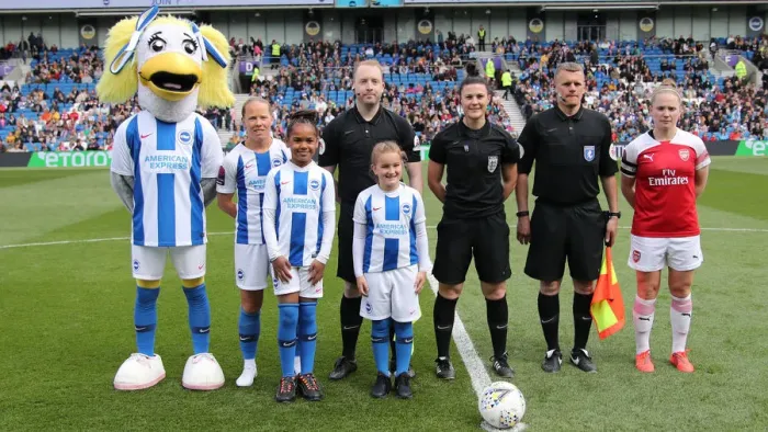 Framed Print : Brighton & Hove Albion Women vs. Arsenal Women: WSL Clash at American Express Community Stadium (29APR19) - Intense Match Action Framed Print : Brighton & Hove Albion Women vs. Arsenal Women: WSL Clash at American Express Community Stadium (29APR19) - Intense Match Action
